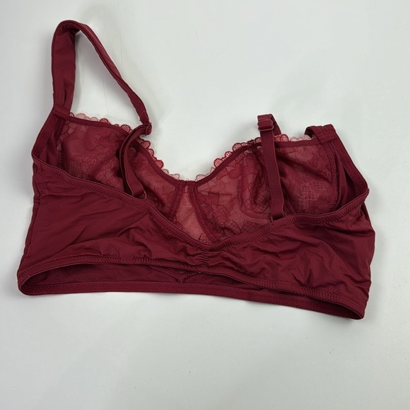 Intimately Free People Love Story Red Heart Wireless Bra - Picture 3 of 8